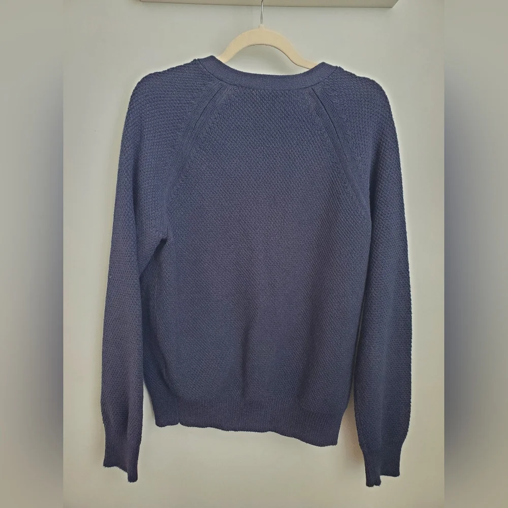 J.Crew Men's Navy Blue Open Cardigan Size Medium